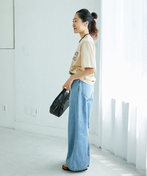 le.coeur blanc / ルクールブラン Tシャツ | 《手洗い可能》Les Grands BoulevardsロゴTシャツ | 詳細19