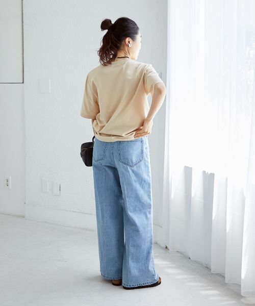 le.coeur blanc / ルクールブラン Tシャツ | 《手洗い可能》Les Grands BoulevardsロゴTシャツ | 詳細20