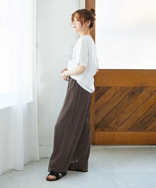 le.coeur blanc / ルクールブラン Tシャツ | 《手洗い可能》Les Grands BoulevardsロゴTシャツ | 詳細30