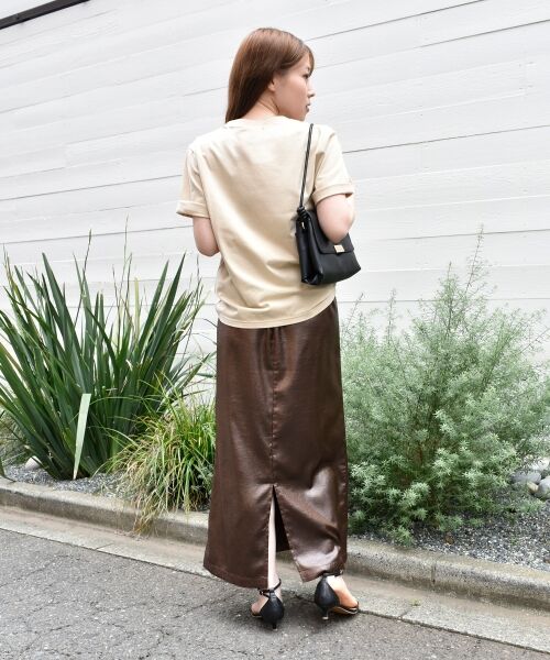 le.coeur blanc / ルクールブラン Tシャツ | 《手洗い可能》Les Grands BoulevardsロゴTシャツ | 詳細8