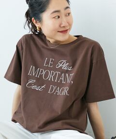 le.coeur blanc / ルクールブラン Tシャツ | 《手洗い可能》Le plusロゴTシャツ