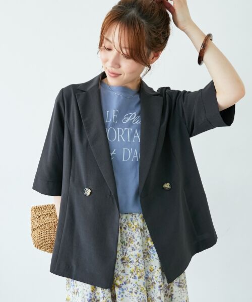 le.coeur blanc / ルクールブラン Tシャツ | 《手洗い可能》Le plusロゴTシャツ | 詳細11