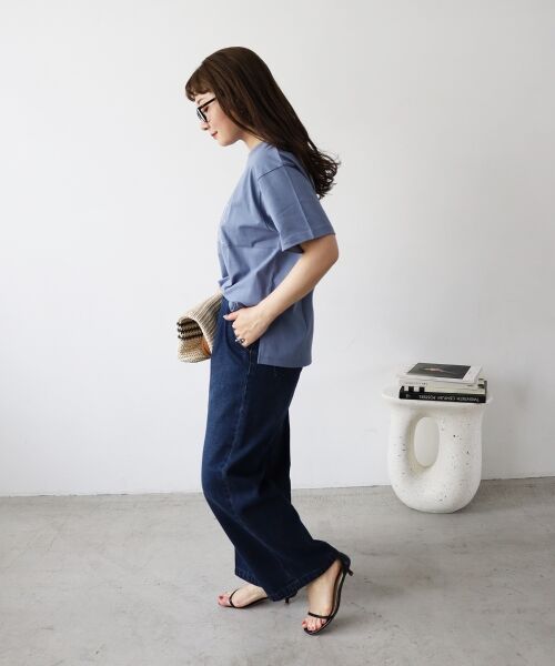 le.coeur blanc / ルクールブラン Tシャツ | 《手洗い可能》Le plusロゴTシャツ | 詳細14