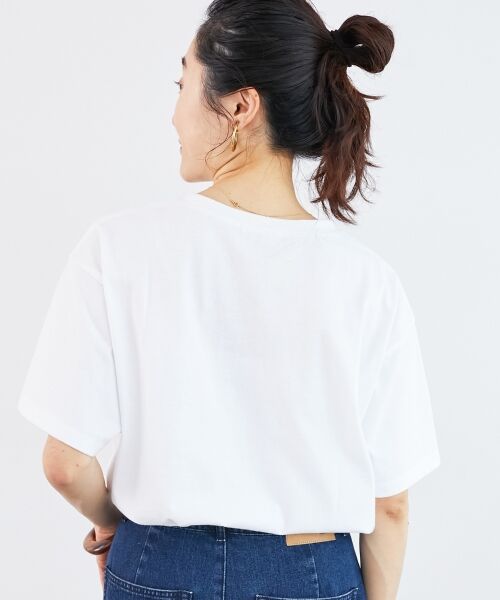 le.coeur blanc / ルクールブラン Tシャツ | 《手洗い可能》Le plusロゴTシャツ | 詳細25