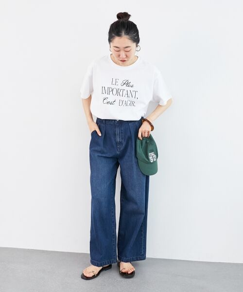 le.coeur blanc / ルクールブラン Tシャツ | 《手洗い可能》Le plusロゴTシャツ | 詳細27