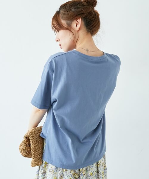 le.coeur blanc / ルクールブラン Tシャツ | 《手洗い可能》Le plusロゴTシャツ | 詳細7