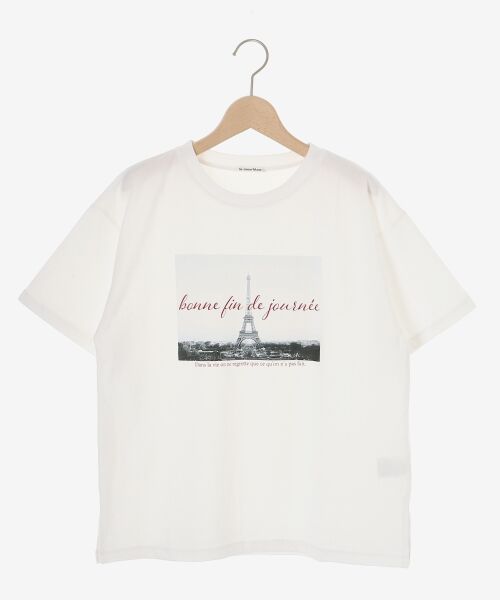 le.coeur blanc / ルクールブラン Tシャツ | 《手洗い可能》La Tour EiffelロゴTシャツ | 詳細16