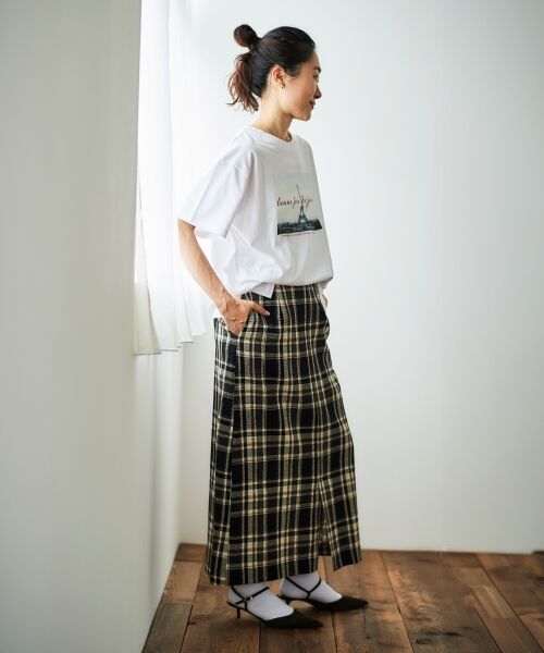 le.coeur blanc / ルクールブラン Tシャツ | 《手洗い可能》La Tour EiffelロゴTシャツ | 詳細19