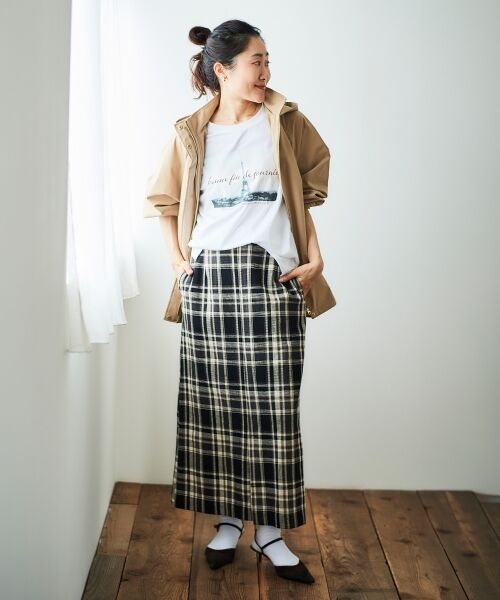 le.coeur blanc / ルクールブラン Tシャツ | 《手洗い可能》La Tour EiffelロゴTシャツ | 詳細21