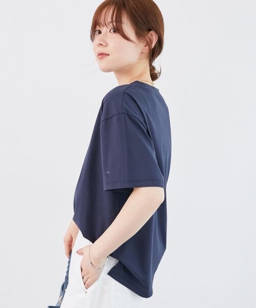 le.coeur blanc / ルクールブラン Tシャツ | 《手洗い可能》La Tour EiffelロゴTシャツ | 詳細7