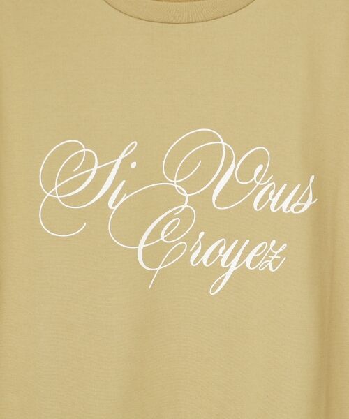 le.coeur blanc / ルクールブラン Tシャツ | 《手洗い可能》ニュアンスロゴTシャツ | 詳細28