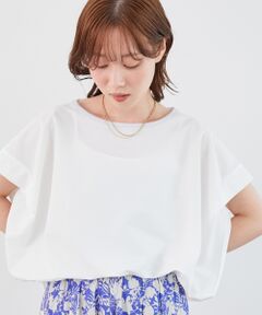 le.coeur blanc / ルクールブラン カットソー | 《肌離れも良く乾きも早い◎》カノコカットプルオーバー