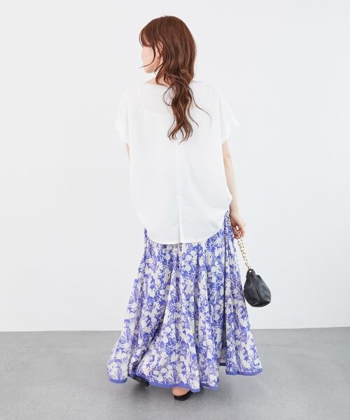 le.coeur blanc / ルクールブラン カットソー | 《肌離れも良く乾きも早い◎》カノコカットプルオーバー | 詳細16