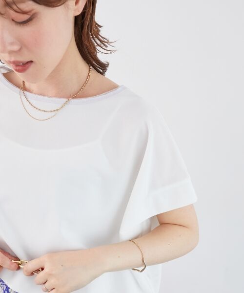 le.coeur blanc / ルクールブラン カットソー | 《肌離れも良く乾きも早い◎》カノコカットプルオーバー | 詳細4