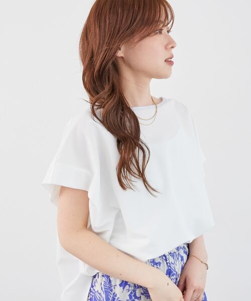 le.coeur blanc / ルクールブラン カットソー | 《肌離れも良く乾きも早い◎》カノコカットプルオーバー | 詳細8