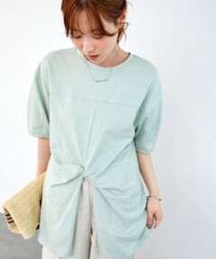 le.coeur blanc / ルクールブラン Tシャツ | 《手洗い可能》フロントツイストTシャツ