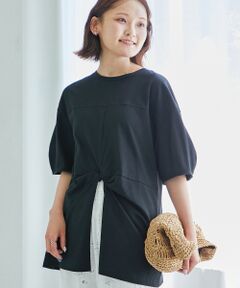 le.coeur blanc / ルクールブラン Tシャツ | 《手洗い可能》フロントツイストTシャツ