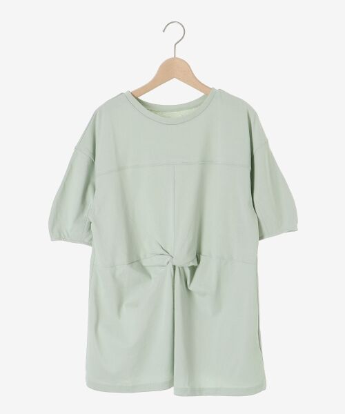 le.coeur blanc / ルクールブラン Tシャツ | 《手洗い可能》フロントツイストTシャツ | 詳細1