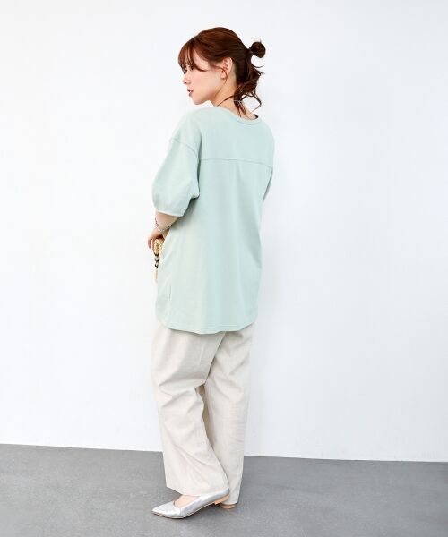 le.coeur blanc / ルクールブラン Tシャツ | 《手洗い可能》フロントツイストTシャツ | 詳細10