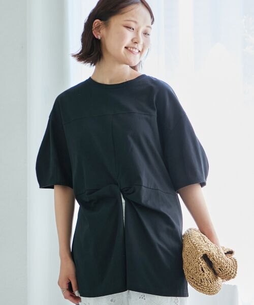 le.coeur blanc / ルクールブラン Tシャツ | 《手洗い可能》フロントツイストTシャツ | 詳細16