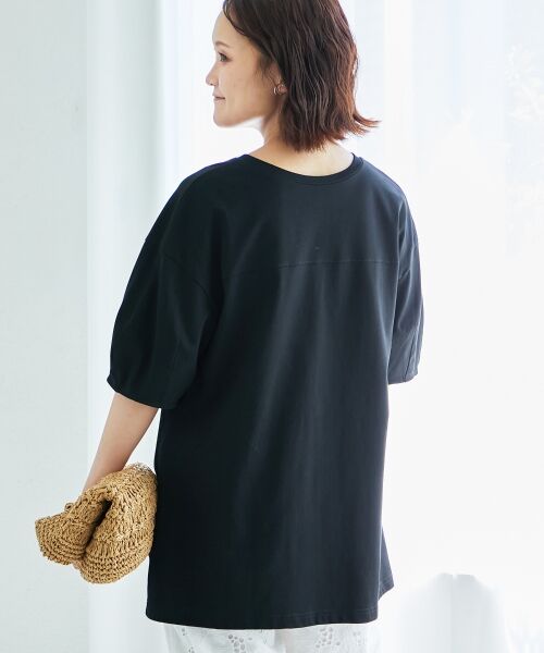 le.coeur blanc / ルクールブラン Tシャツ | 《手洗い可能》フロントツイストTシャツ | 詳細18