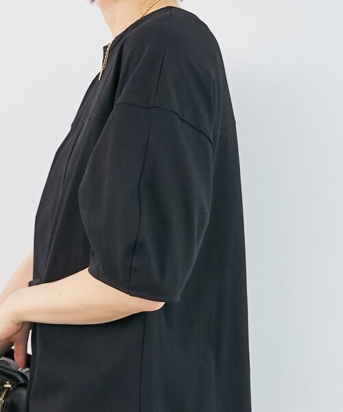 le.coeur blanc / ルクールブラン Tシャツ | 《手洗い可能》フロントツイストTシャツ | 詳細22