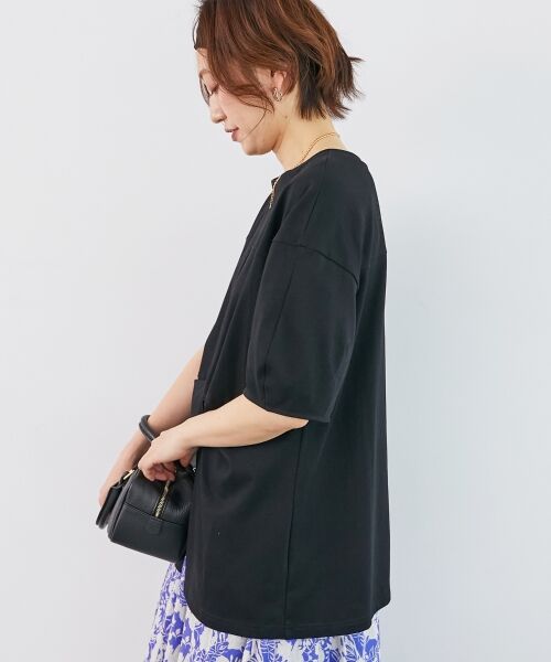 le.coeur blanc / ルクールブラン Tシャツ | 《手洗い可能》フロントツイストTシャツ | 詳細23