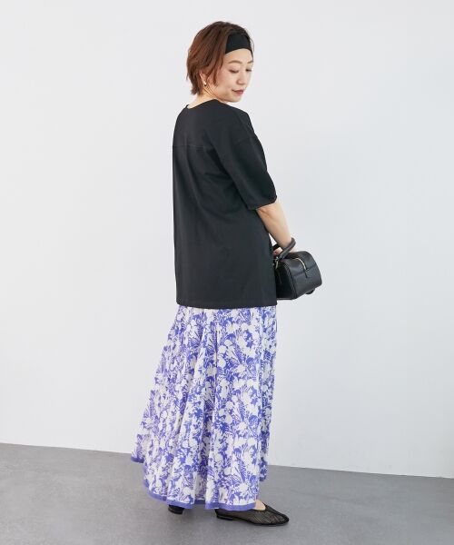 le.coeur blanc / ルクールブラン Tシャツ | 《手洗い可能》フロントツイストTシャツ | 詳細27