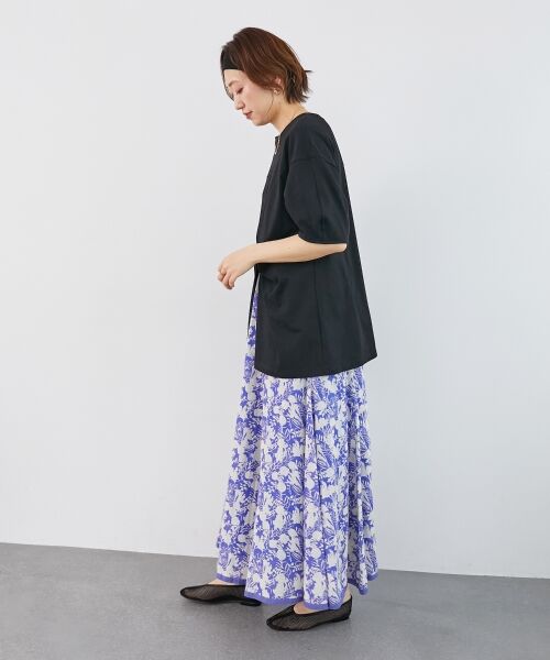 le.coeur blanc / ルクールブラン Tシャツ | 《手洗い可能》フロントツイストTシャツ | 詳細29