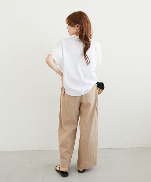 le.coeur blanc / ルクールブラン カットソー | 《手洗い可能》チュールねじりスリーブフレンチプルオーバー | 詳細11