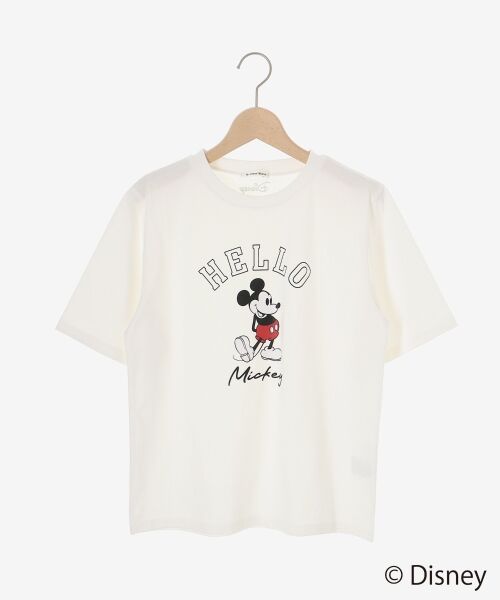 le.coeur blanc / ルクールブラン Tシャツ | 【Disney】Hello/プリントTシャツ | 詳細1