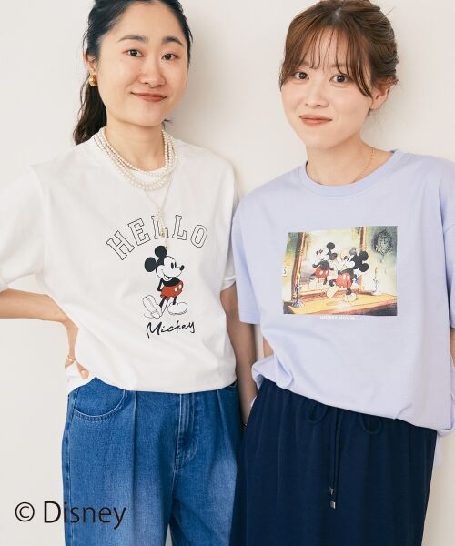 le.coeur blanc / ルクールブラン Tシャツ | 【Disney】Hello/プリントTシャツ | 詳細10