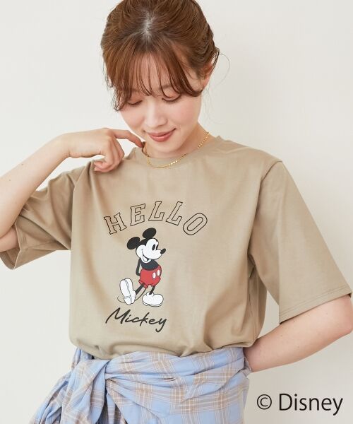 le.coeur blanc / ルクールブラン Tシャツ | 【Disney】Hello/プリントTシャツ | 詳細13