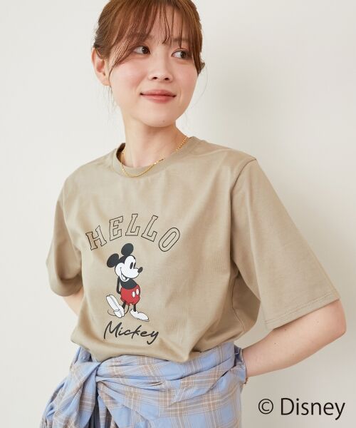 le.coeur blanc / ルクールブラン Tシャツ | 【Disney】Hello/プリントTシャツ | 詳細17