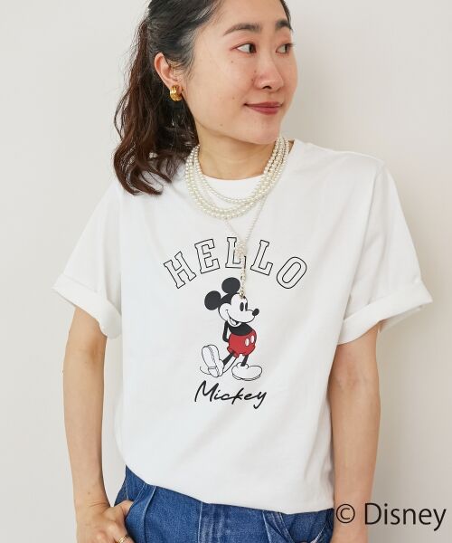 le.coeur blanc / ルクールブラン Tシャツ | 【Disney】Hello/プリントTシャツ | 詳細2