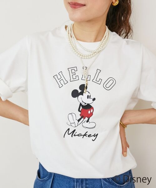 le.coeur blanc / ルクールブラン Tシャツ | 【Disney】Hello/プリントTシャツ | 詳細3