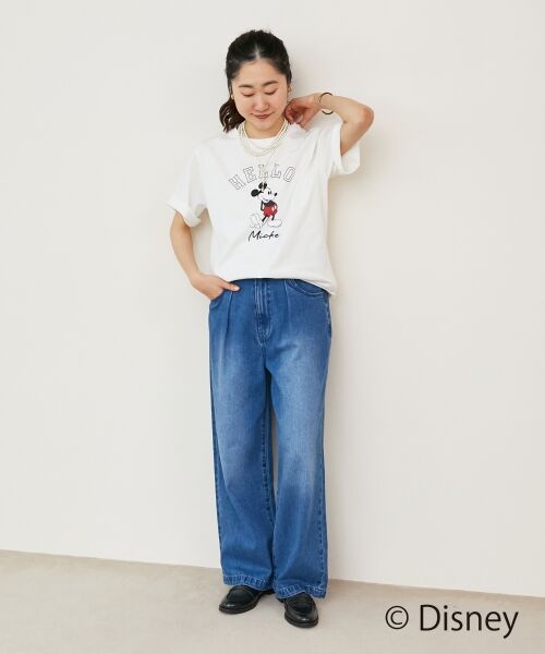 le.coeur blanc / ルクールブラン Tシャツ | 【Disney】Hello/プリントTシャツ | 詳細6