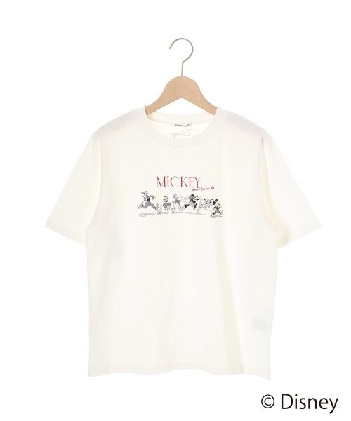 le.coeur blanc / ルクールブラン Tシャツ | 【Disney】Mickey&Friends/プリントTシャツ | 詳細1