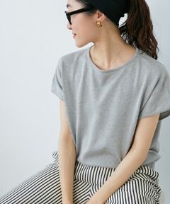 le.coeur blanc / ルクールブラン ニット・セーター | 《手洗い可能》フレンチスリーブラメニット