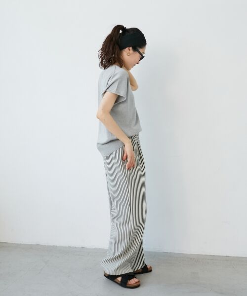 le.coeur blanc / ルクールブラン ニット・セーター | 《手洗い可能》フレンチスリーブラメニット | 詳細21