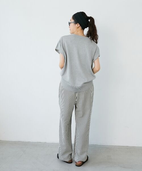 le.coeur blanc / ルクールブラン ニット・セーター | 《手洗い可能》フレンチスリーブラメニット | 詳細22