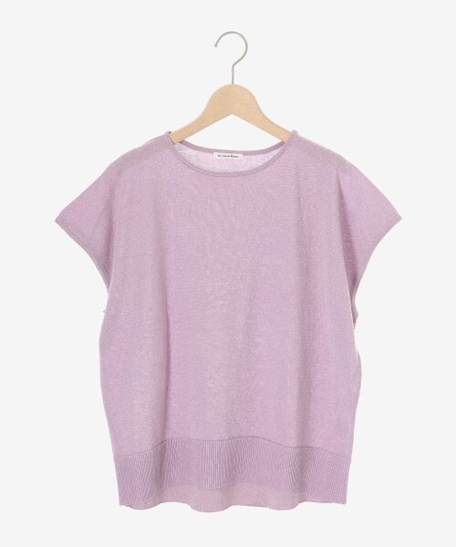 le.coeur blanc / ルクールブラン ニット・セーター | 《手洗い可能》フレンチスリーブラメニット | 詳細23