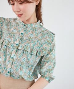 le.coeur blanc / ルクールブラン シャツ・ブラウス | リバティアソートフリルブラウス