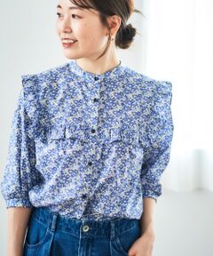le.coeur blanc / ルクールブラン シャツ・ブラウス | リバティアソートフリルブラウス