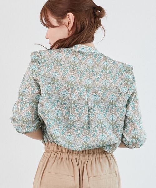 le.coeur blanc / ルクールブラン シャツ・ブラウス | リバティアソートフリルブラウス | 詳細11