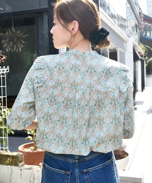 le.coeur blanc / ルクールブラン シャツ・ブラウス | リバティアソートフリルブラウス | 詳細15