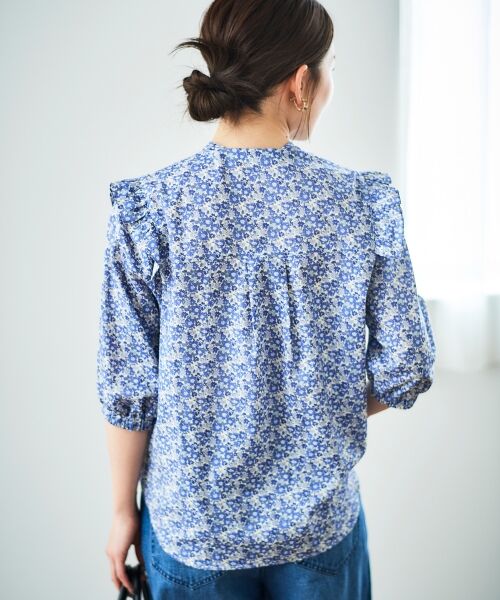 le.coeur blanc / ルクールブラン シャツ・ブラウス | リバティアソートフリルブラウス | 詳細21