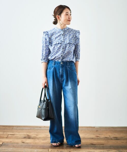 le.coeur blanc / ルクールブラン シャツ・ブラウス | リバティアソートフリルブラウス | 詳細23