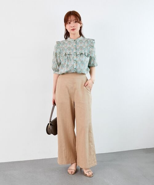 le.coeur blanc / ルクールブラン シャツ・ブラウス | リバティアソートフリルブラウス | 詳細5