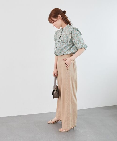 le.coeur blanc / ルクールブラン シャツ・ブラウス | リバティアソートフリルブラウス | 詳細6